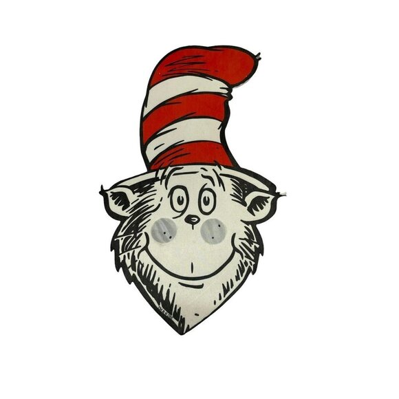 Cat in The Hat Foam Mask Prop - Picture 1 of 5